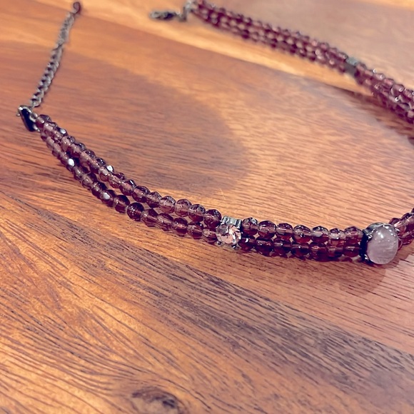 Artisan Purple Choker - Adjustable Extension - Picture 3 of 7